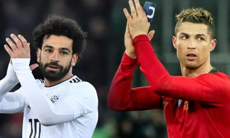 مكالمة كريستيانو رونالدو بـ محمد صلاح