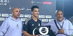 أحمد العش أفضل لاعب فى مباراة المصري والجونة بالدوري - سعودي فايف