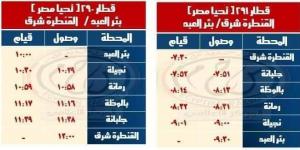 تعرف على مواعيد القطارات على خطى القنطرة شرق بئر العبد وكفر داوود السادات - سعودي فايف