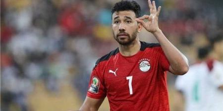 تريزيجيه يرتدي شارة قيادة منتخب مصر لكرة القدم أمام بوتسوانا - سعودي فايف