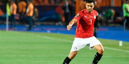 محمود تريزيجيه يسجل هدف التعادل لمنتخب مصر أمام بوتسوانا