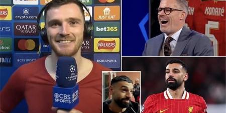 روبرتسون يحرج كاراجر بعد انتقاده تصريحات محمد صلاح