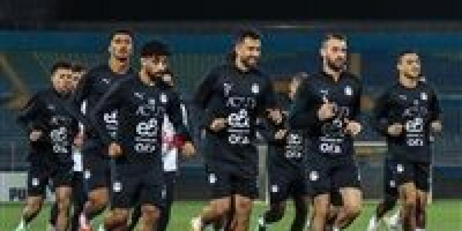 منتخب مصر يخوض تدريب بإستاد الدفاع استعدادًا لمباراة بتسوانا