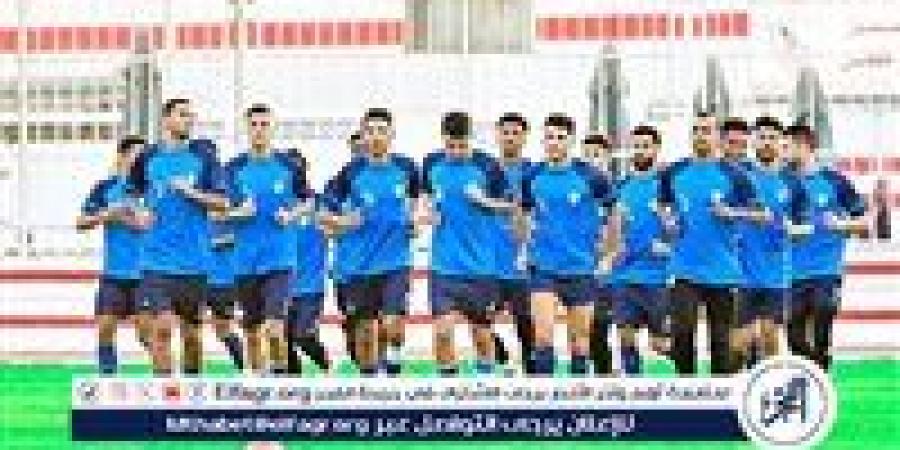 انتظام لاعبي الزمالك الدوليين في التدريبات الجماعية