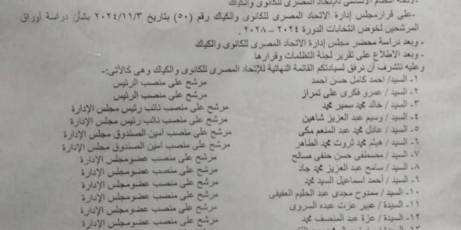 الأوليمبية تعيد "تمراز" لسباق انتخابات اتحاد الكانوى والكياك ووسيم على النائب - سعودي فايف