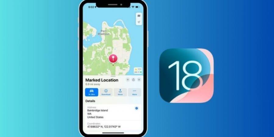 كيفية استخدام المزايا الجديدة في تطبيق الخرائط في نظام iOS 18 