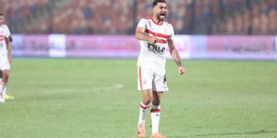 إصابة حمزة المثلوثى فى مباراة الزمالك وبلاك بولز بالكونفدرالية - سعودي فايف