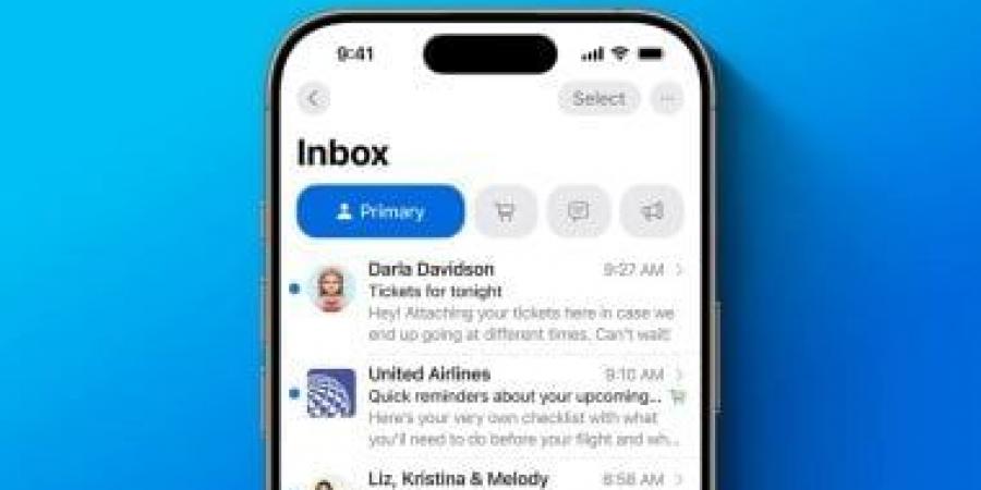 تصميم Apple Mail الجديد لنظام iOS 18.2 لم يصل إلى iPad أو Mac حتى الآن - سعودي فايف