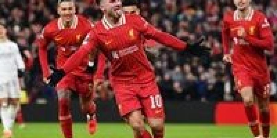 ليفربول يُسقط ريال مدريد بثنائية وينفرد بصدارة دورى أبطال أوروبا