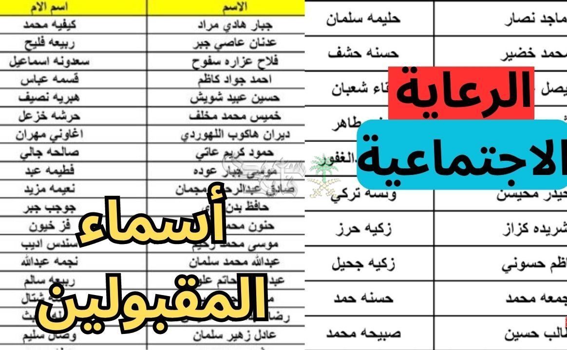 رابط الاستعلام عن أسماء الرعاية الاجتماعية الوجبة الأخيرة 2024 عبر منصة مظلتي spa.gov.iq وأهم الشروط الخاصة بالدعم