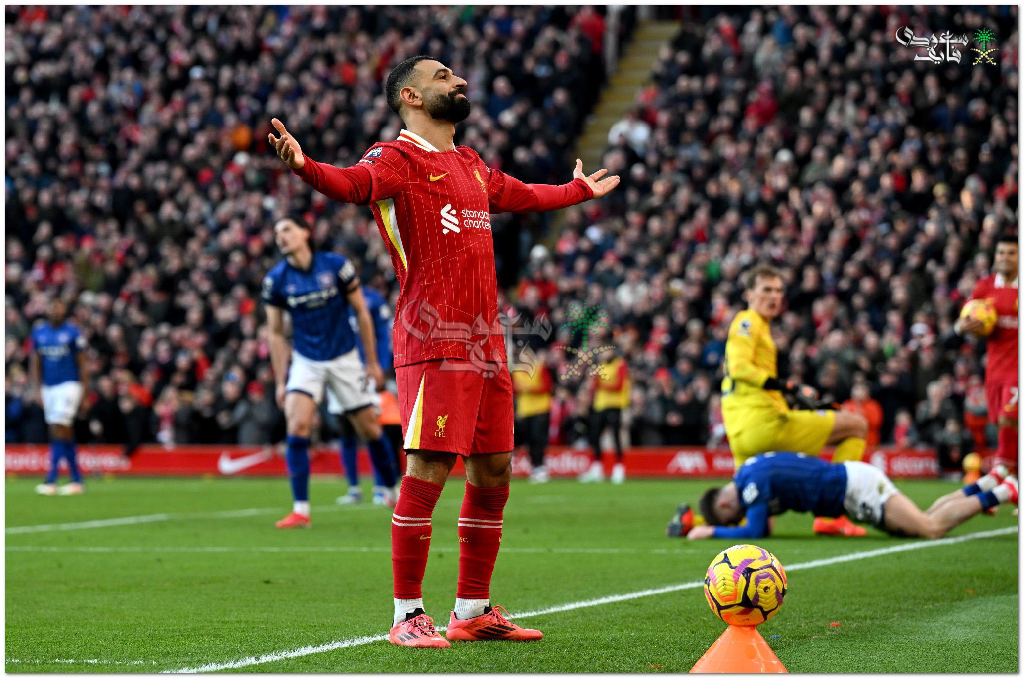 ماذا قدم محمد صلاح في مباراة ليفربول ضد إيبسويتش تاون اليوم في الدوري الانجليزي؟