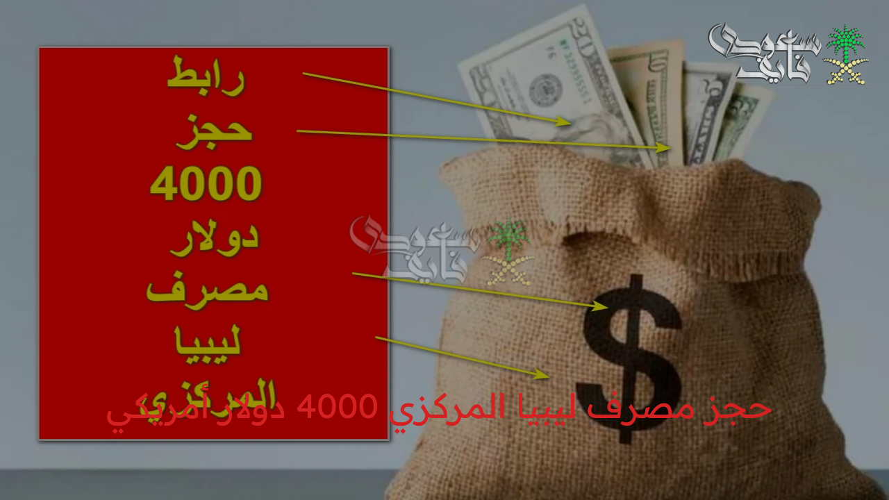 الآن رابط منظومة حجز مصرف ليبيا المركزي 4000 دولار أمريكي 2025 والشروط المطلوبة للحجز