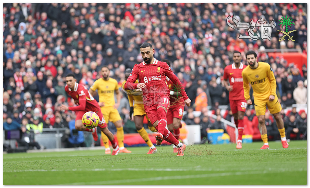 تقييم محمد صلاح في مباراة ليفربول ضد وولفرهامبتون بالدوري الإنجليزي