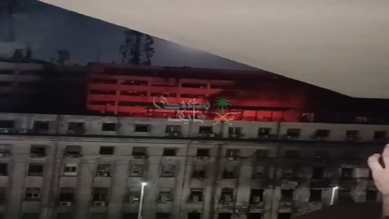 حريق سنترال رمسيس