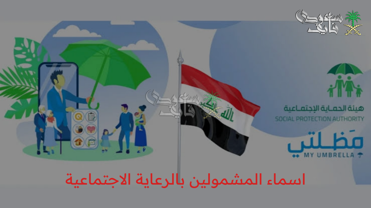 خطوات الاستعلام عن اسماء المشمولين بالرعاية الاجتماعية 2025 عبر منصة مظلتي والشروط المطلوبة
