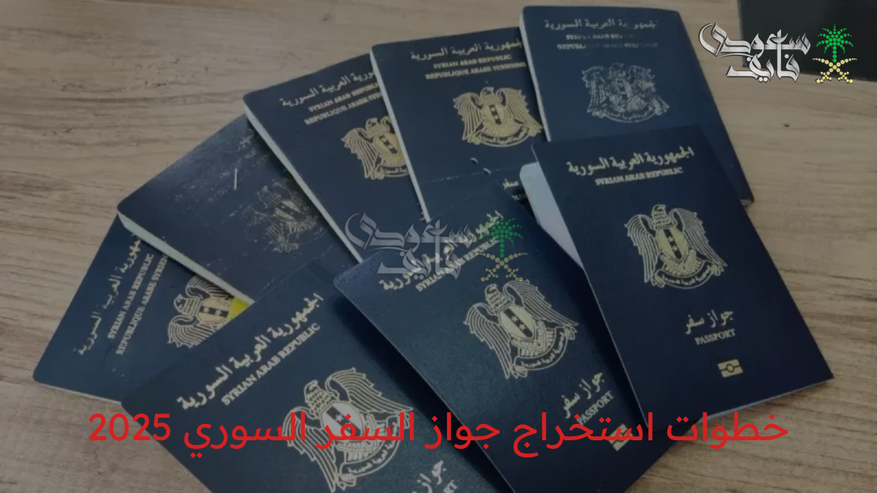 إجراء سريع.. خطوات استخراج جواز السفر السوري 2025 إلكترونيًا بالكامل