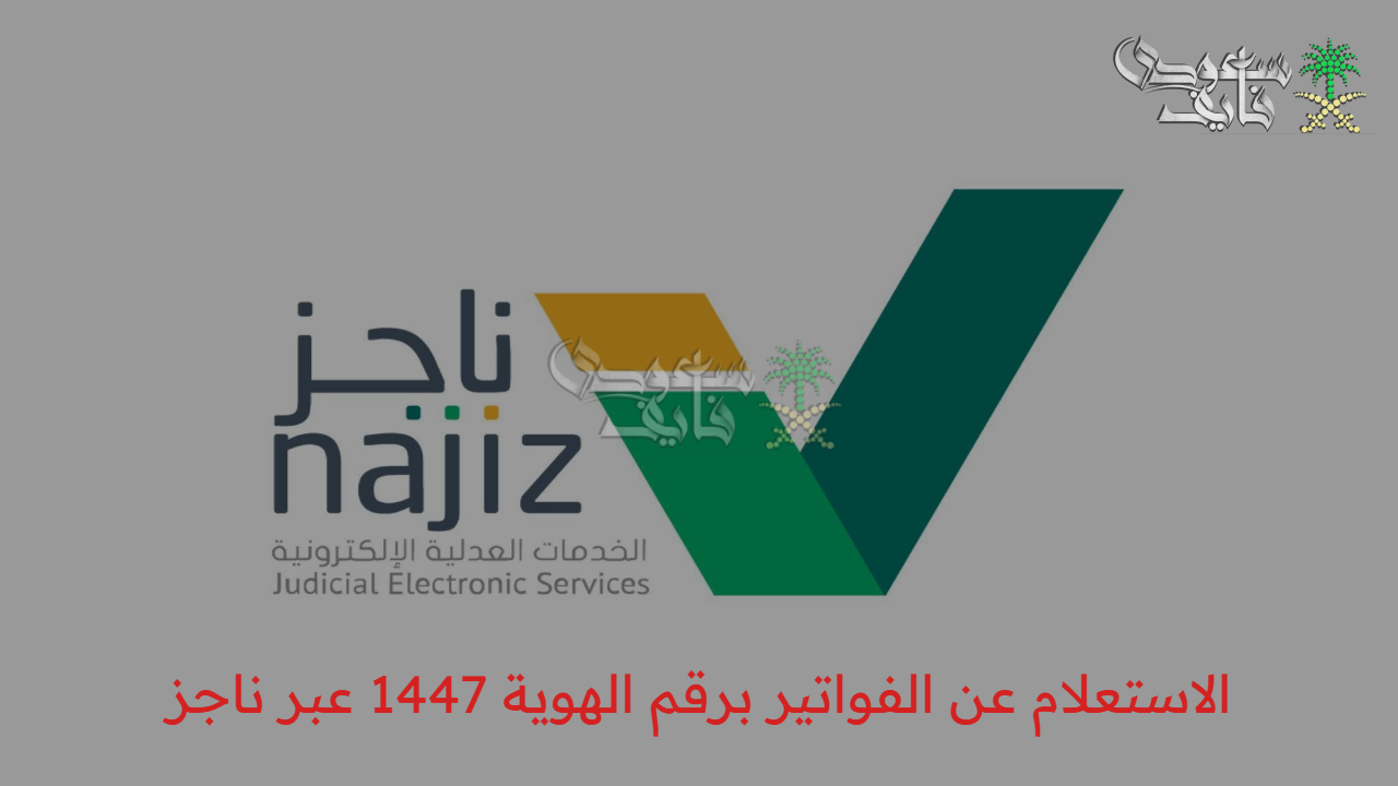 اعرف استهلاكك.. طريقة الاستعلام عن الفواتير برقم الهوية 1447 عبر ناجز
