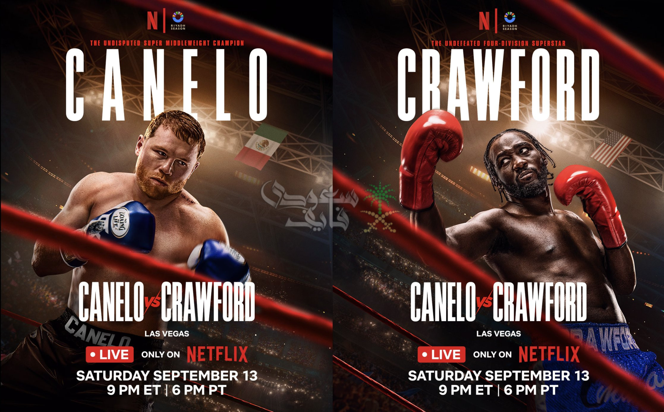 توقيت متابعة نزال تيرنس كروفورد ضد كانيلو ألفاريز.. متى يقام والقنوات التي تنقله؟