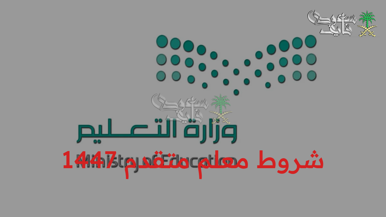 فتح باب التقديم… شروط معلم متقدم 1447 وأهم الخطوات التي يجب توافرها