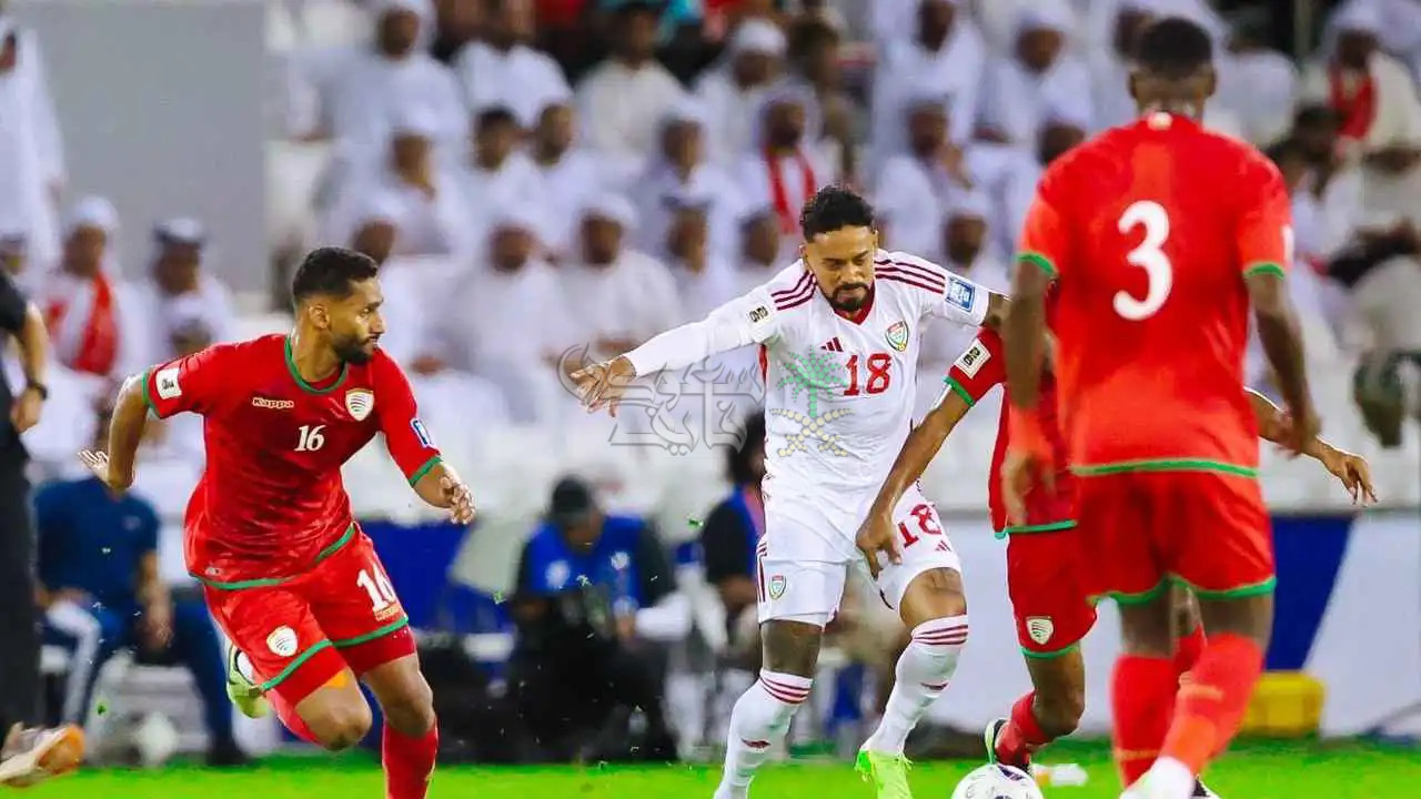 نتيجة مباراة الإمارات ضد عمان اليوم في تصفيات كأس العالم.. مين فاز الأبيض أم العمانيين؟