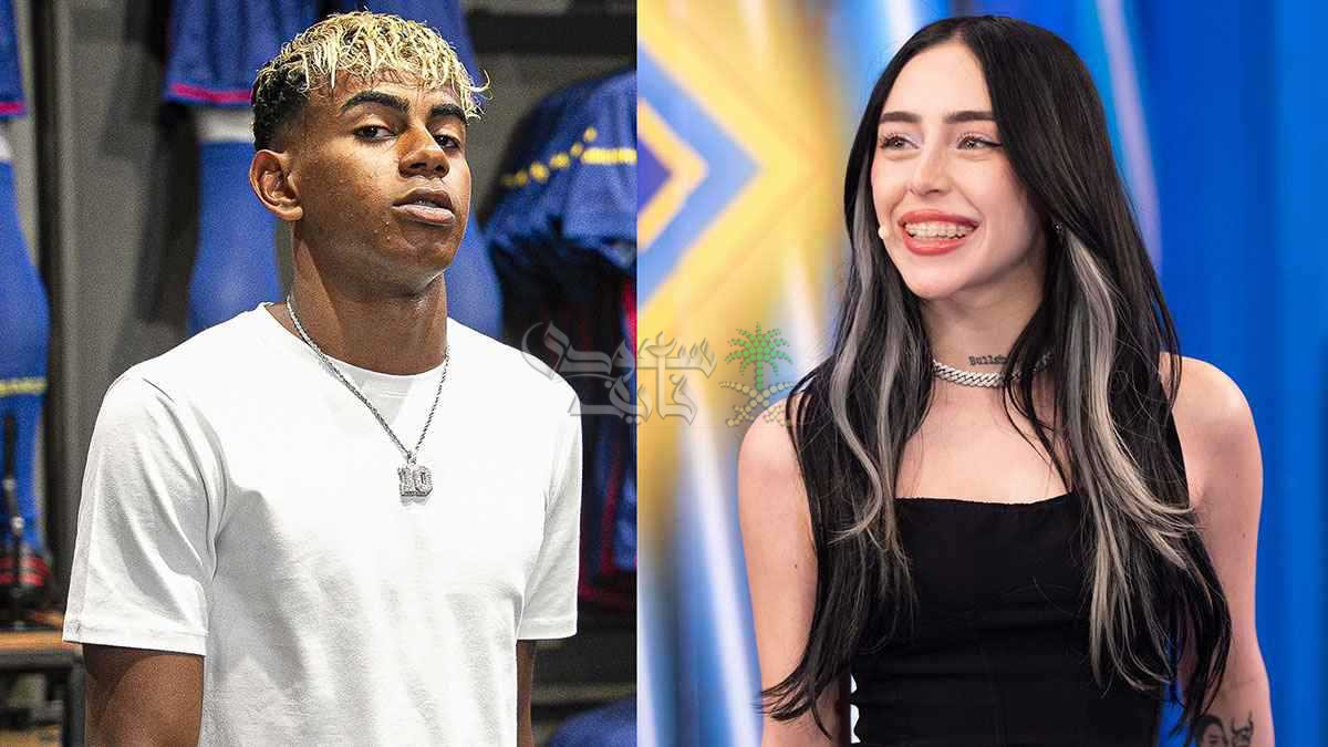 نيكي نيكول رفقة لامين يامال