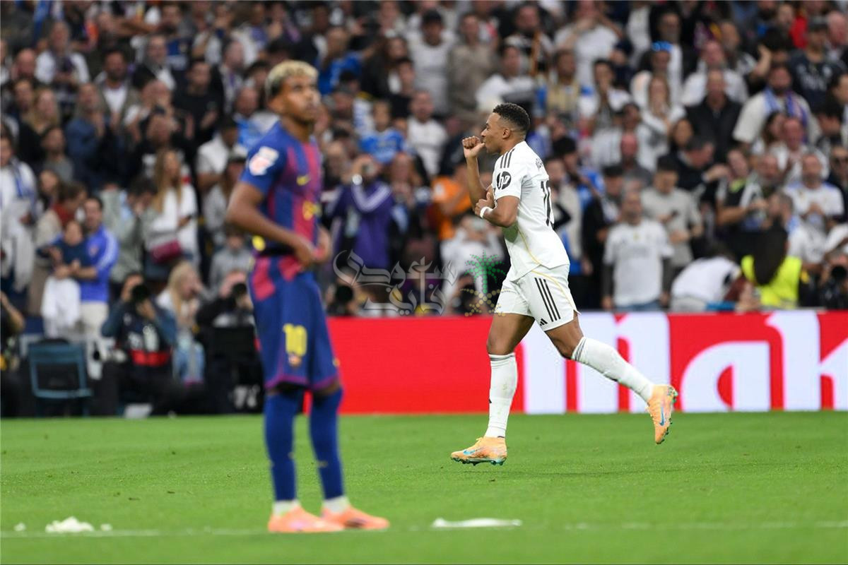ترتيب هدافي الدوري الاسباني 2025 بعد هدف مبابي اليوم في برشلونة
