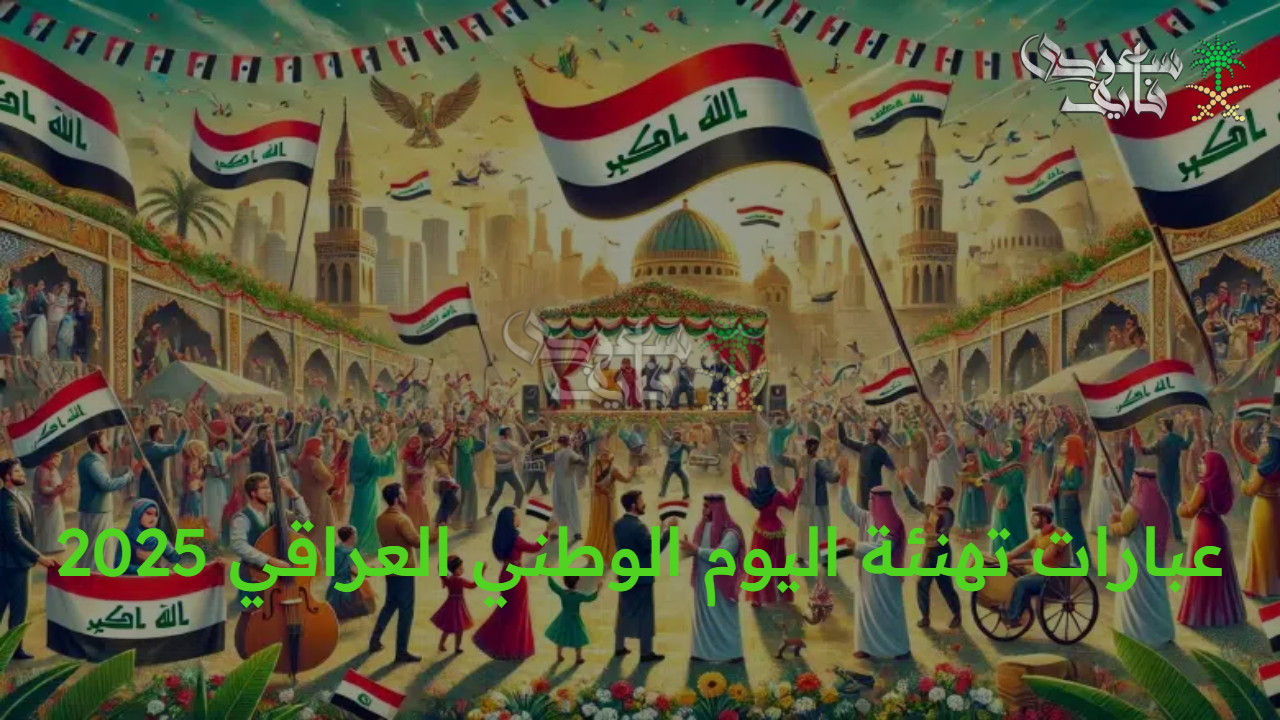 “أروع الكلمات”.. عبارات تهنئة اليوم الوطني العراقي 2025 مكتوبة للاحتفال بذكرى الاستقلال للبلاد