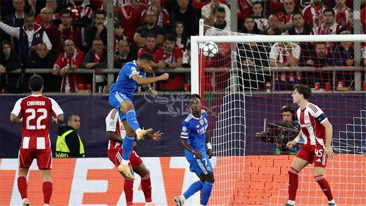 ترتيب هدافي دوري ابطال اوروبا بعد هاتريك مبابي في أولمبياكوس اليوم
