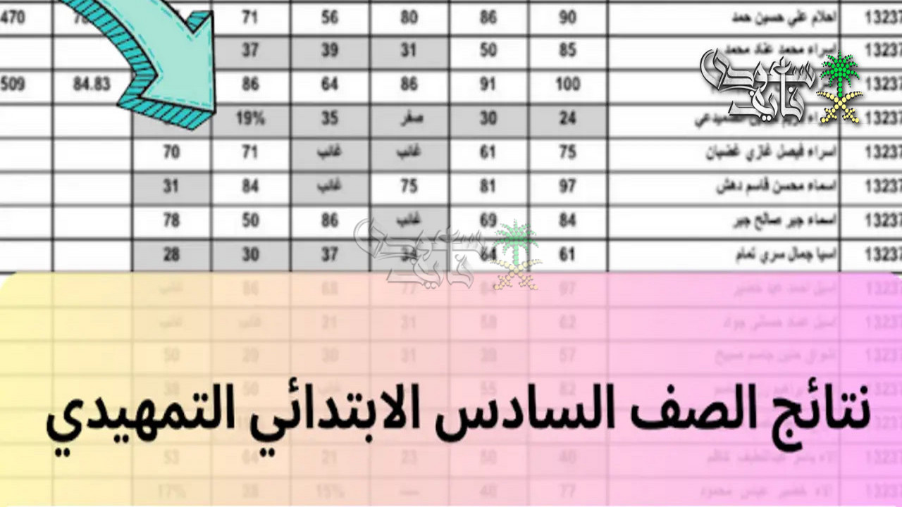 رابط نتائج السادس الابتدائي الدور التمهيدي 2026 في العراق عبر موقع وزارة التربية