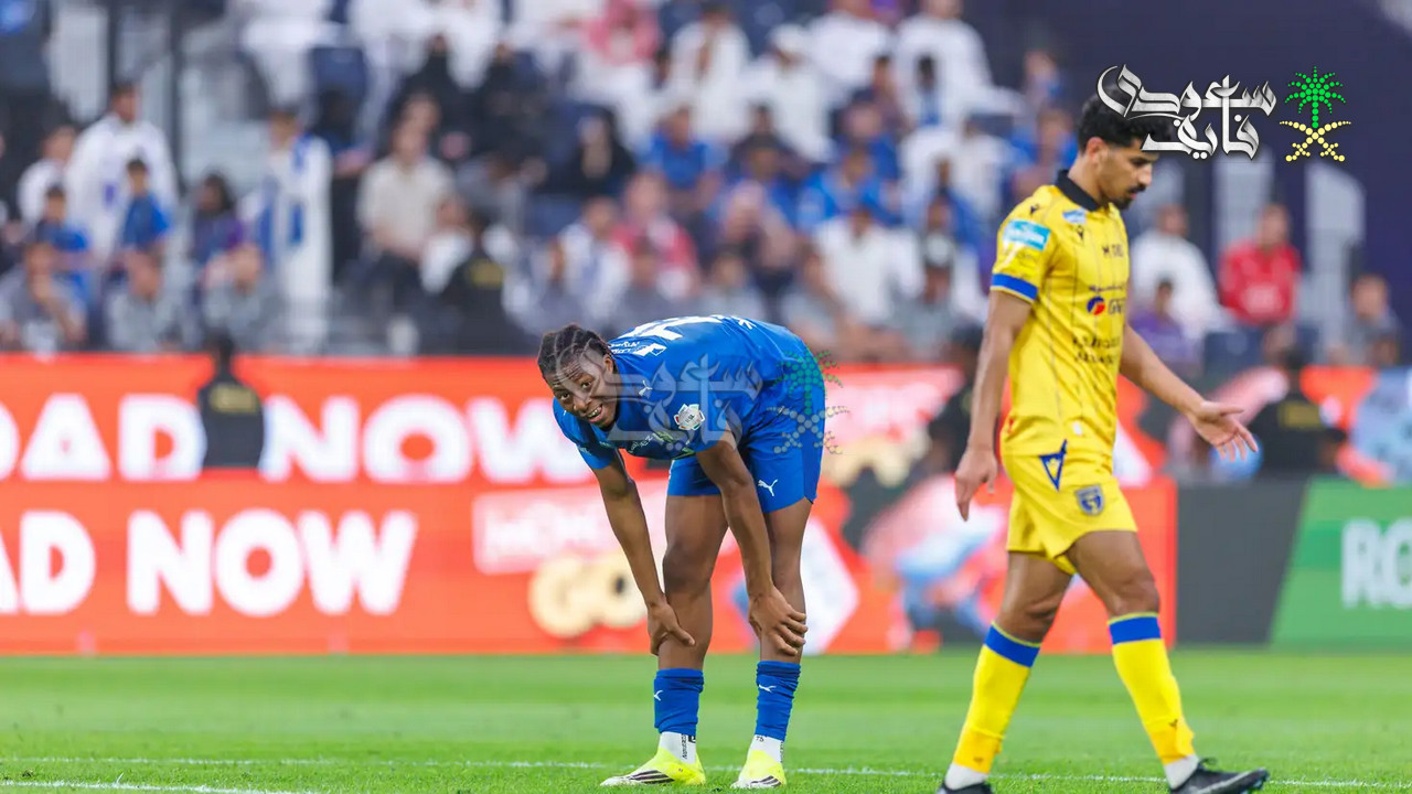 من مباراة الهلال ضد التعاون