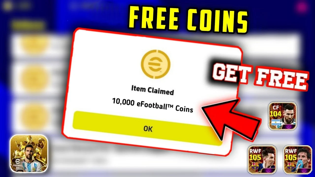 “اكتشف كيفية الحصول على 10000 كوينز في لحظات” احترف شحن كوينز eFootball PES 2026 باستخدام الـ ID من الموقع الرسمي